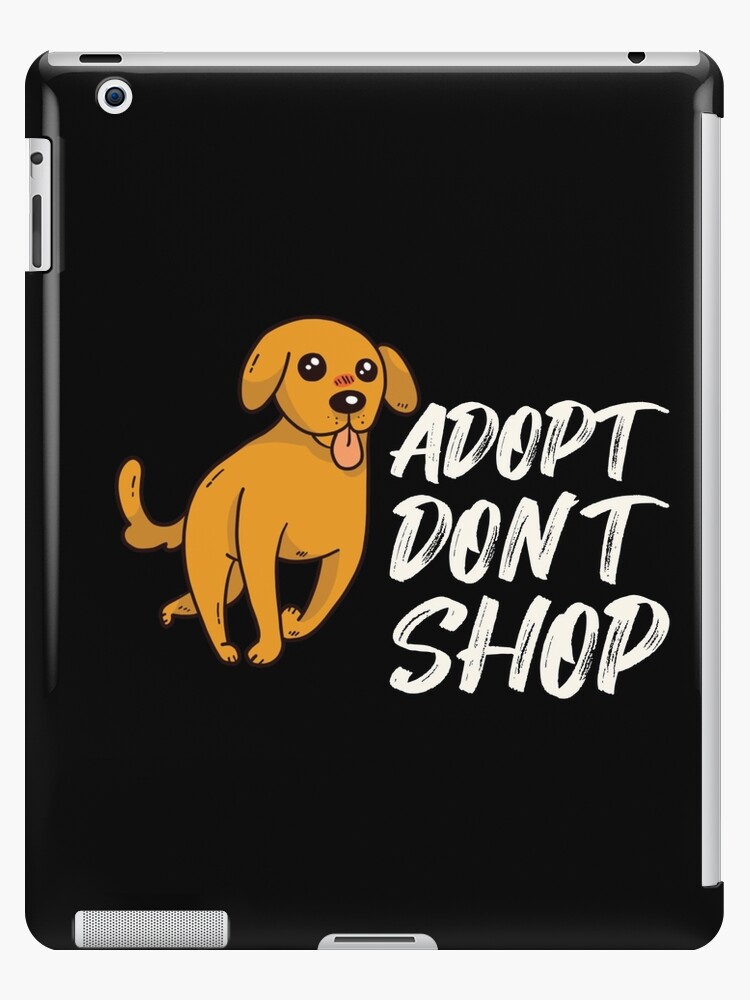 Funda Y Vinilo Para Ipad Rescate De Perros Rescate De Animales Adopte No Compre De Andreasmei Redbubble