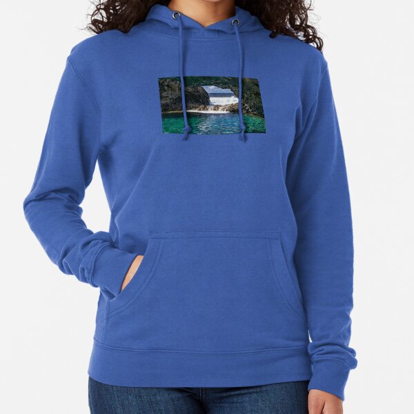 Charco Azul volcanic natural pool Lightweight Hoodie
