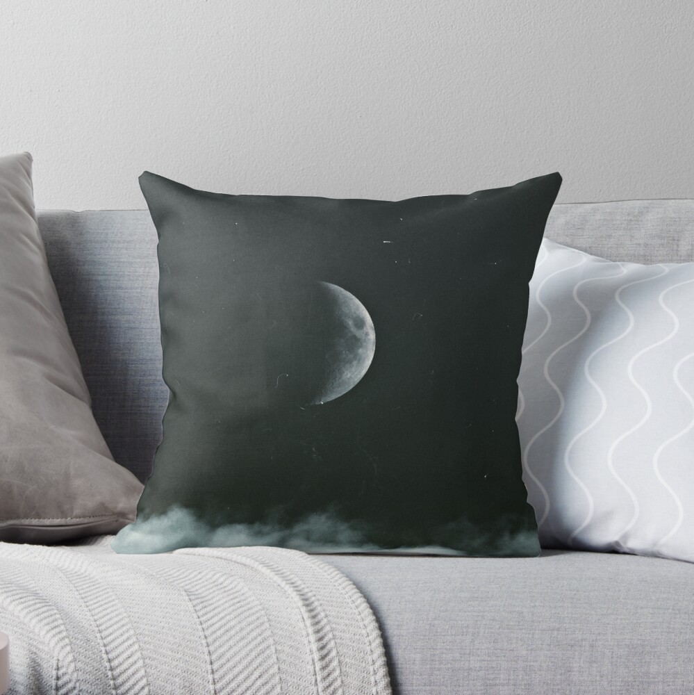 The Moon Throw Pillow