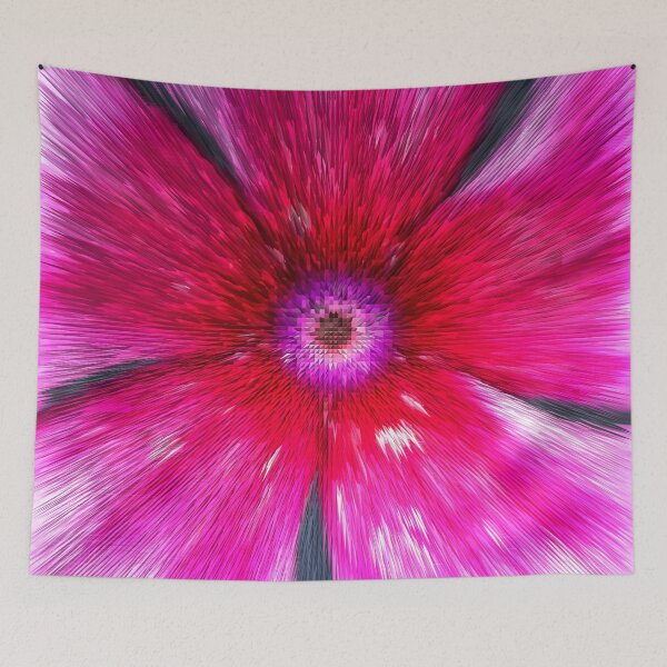 Item preview, Bristling Pink Micro Flower Graphic Art Rendering designed and sold by Warren Paul Harris.