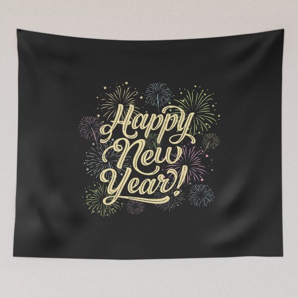 Item preview, Fireworks Happy New Year gift for men women kids party designed and sold by hadleydesigns.