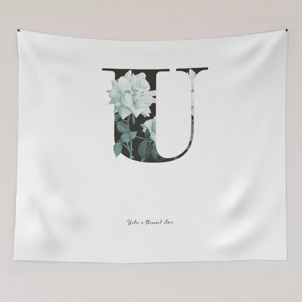 Item preview, Flower Alphabet U designed and sold by froileinjuno.