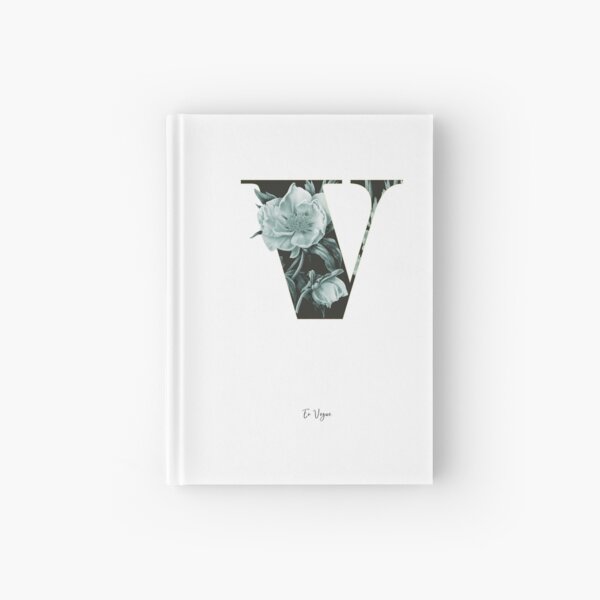 Flower Alphabet V Notizbuch