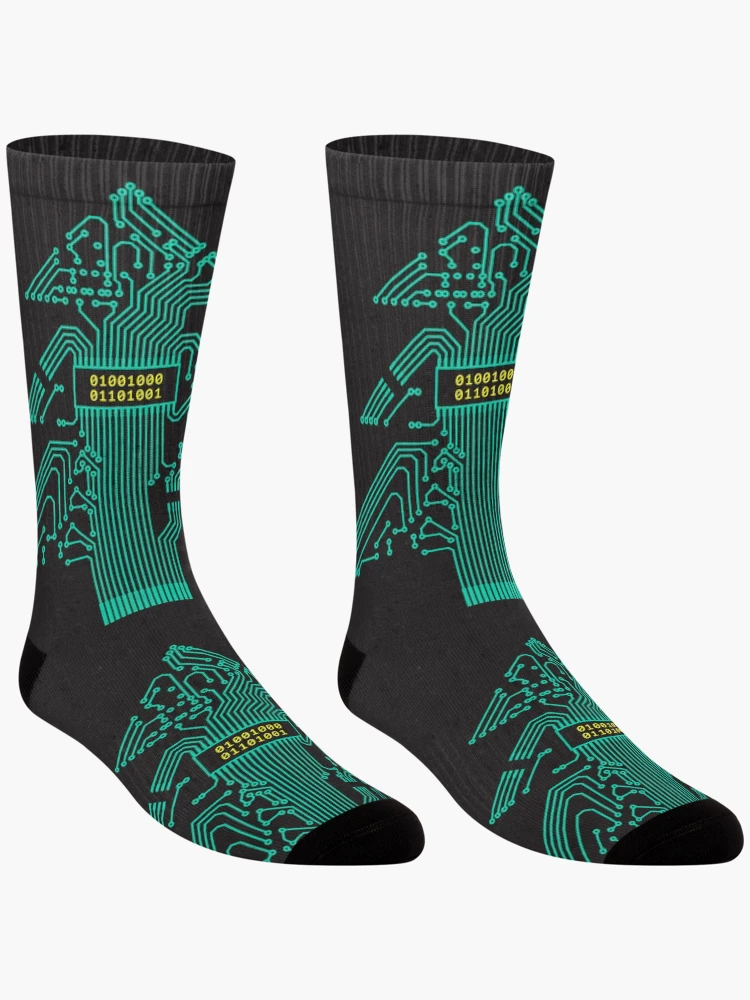 Thumbnail 3 of 5, Socks, Binary tree :: designed and sold by RunesForest.