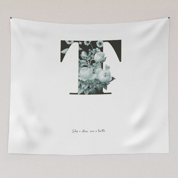 Item preview, Flower alphabet T designed and sold by froileinjuno.
