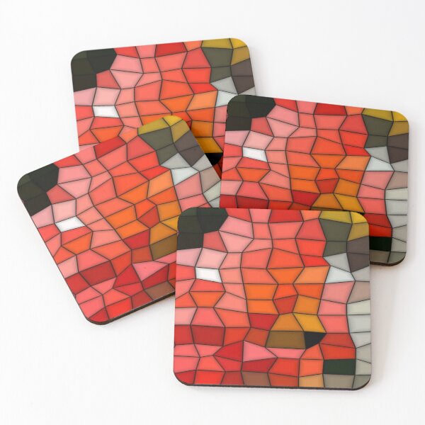 Item preview, Mosaic Pattern Tulips designed and sold by cuprum.
