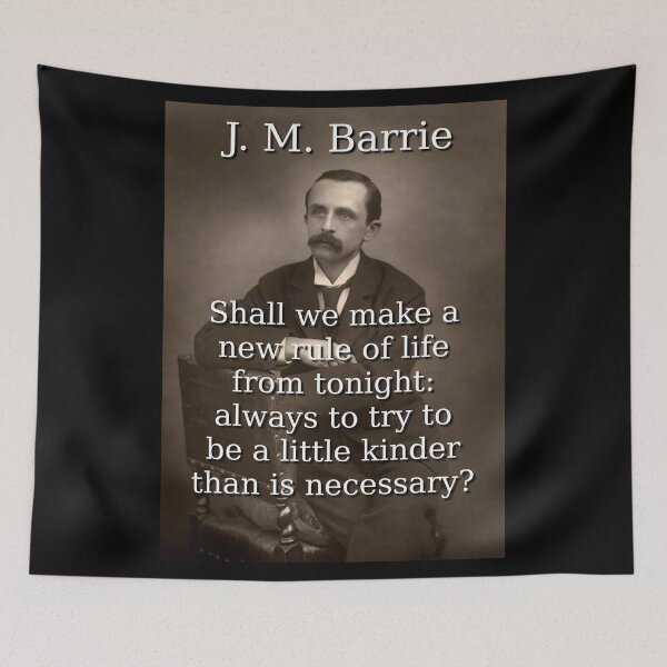 Item preview, Shall We Make A New Rule - J M Barrie  designed and sold by CrankyOldDude.