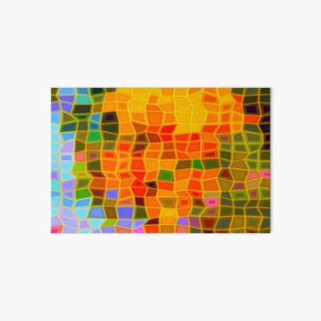Item preview, Mosaic Pattern Orange Tulips designed and sold by cuprum.