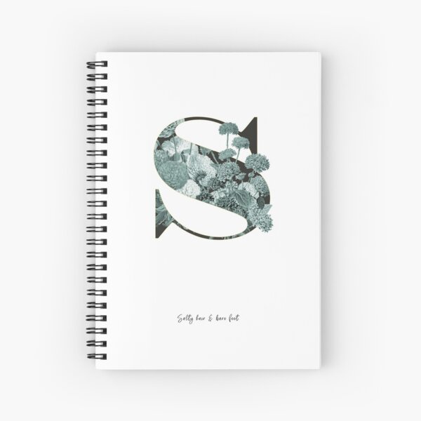 Flower Alphabet S Spiralblock