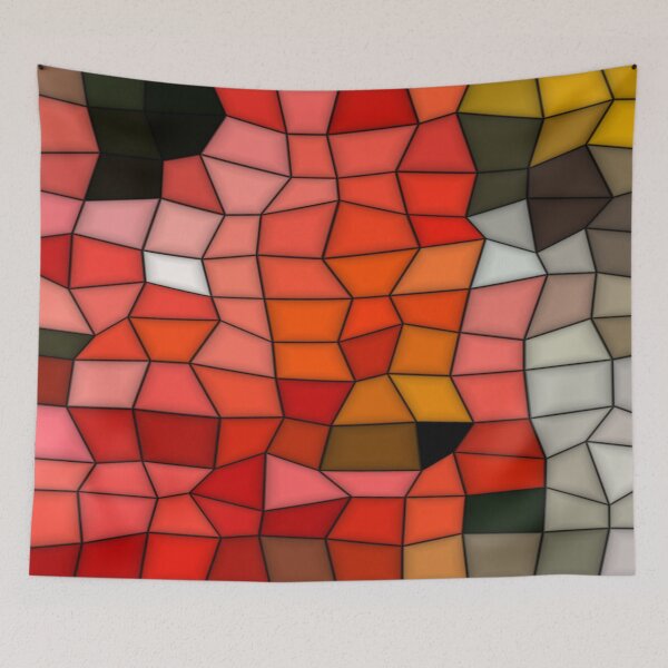 Item preview, Mosaic Pattern Tulips designed and sold by cuprum.