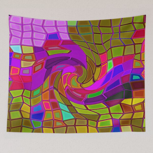 Item preview, Mosaic Pattern Purple Swirl designed and sold by cuprum.