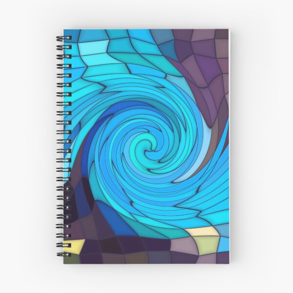 Item preview, Mosaic Pattern Blue Swirl designed and sold by cuprum.