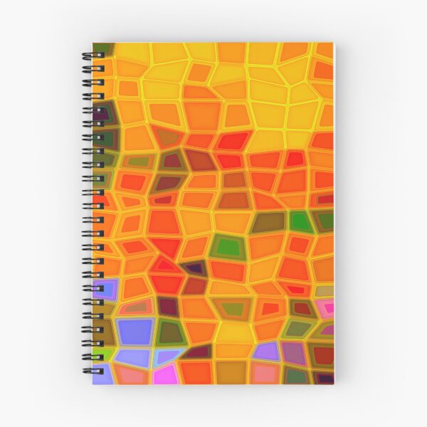 Item preview, Mosaic Pattern Orange Tulips designed and sold by cuprum.