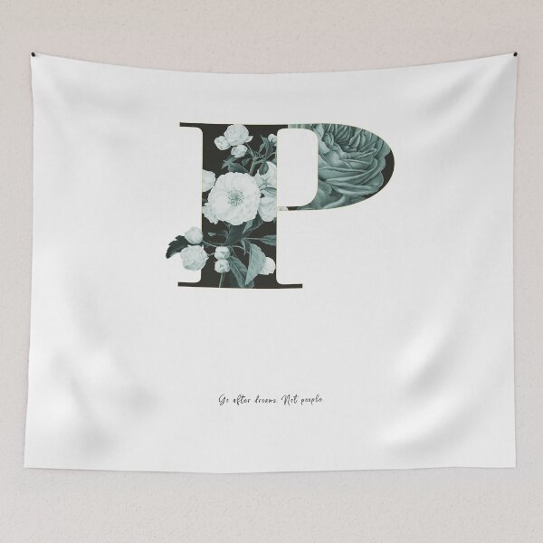 Item preview, Flower Alphabet P designed and sold by froileinjuno.