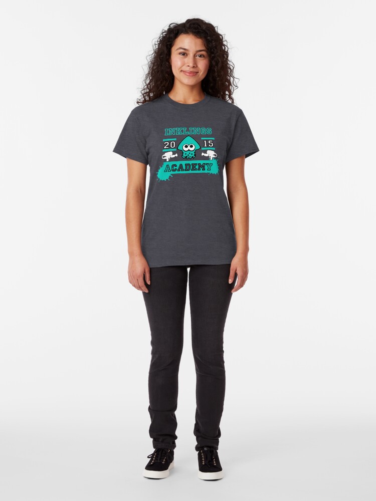 T-shirt classique ''SPLATOON ACADEMY TURQUOISE' : autre vue