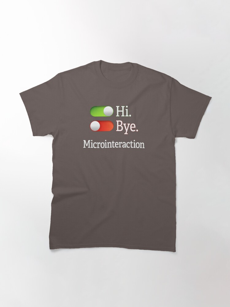 Alternate view of Microinteractions. Classic T-Shirt