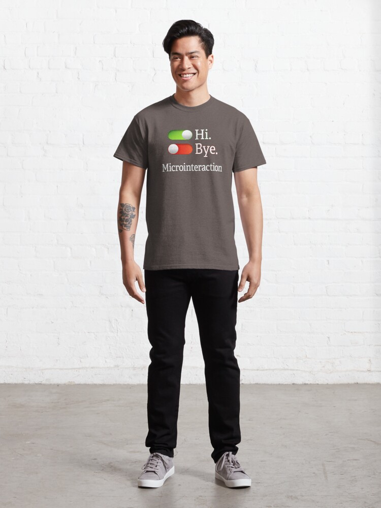 Alternate view of Microinteractions. Classic T-Shirt