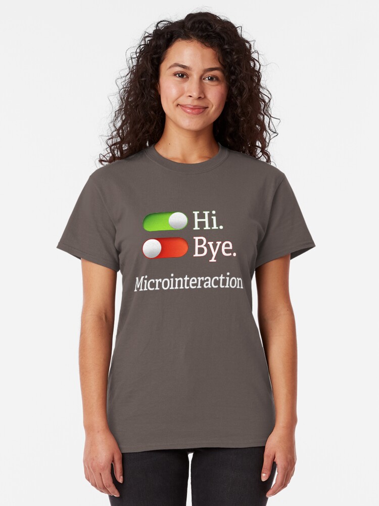 Alternate view of Microinteractions. Classic T-Shirt