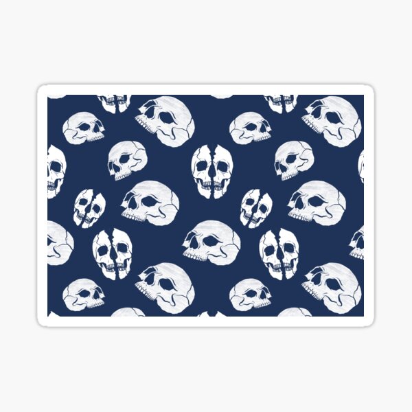 Skull pattern Sticker