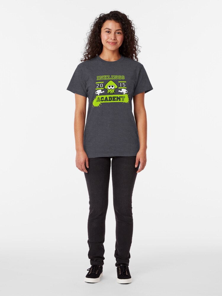 T-shirt classique ''SPLATOON ACADEMY LIME GEEN' : autre vue