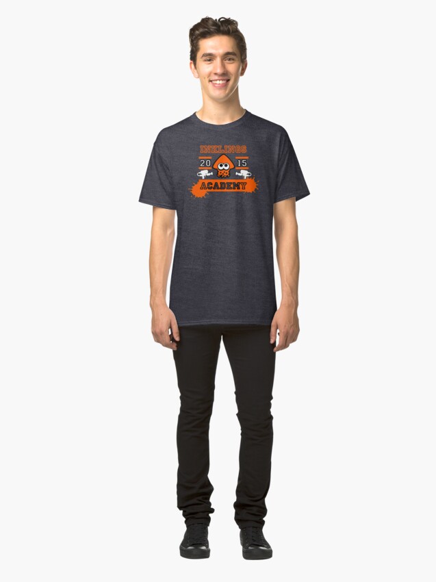 T-shirt classique ''SPLATOON ACADEMY ORANGE' : autre vue