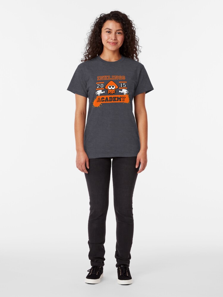 T-shirt classique ''SPLATOON ACADEMY ORANGE' : autre vue