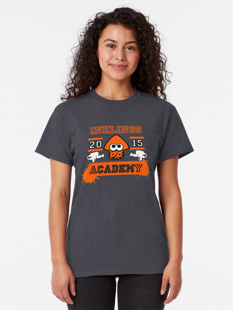 T-shirt classique ''SPLATOON ACADEMY ORANGE' : autre vue