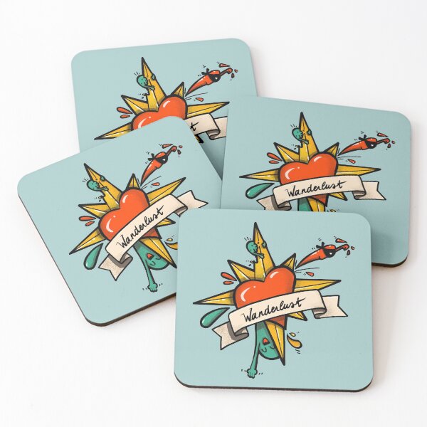 Item preview, Wanderlust - Wind Rose Doodle Folks designed and sold by SailorShoppe.