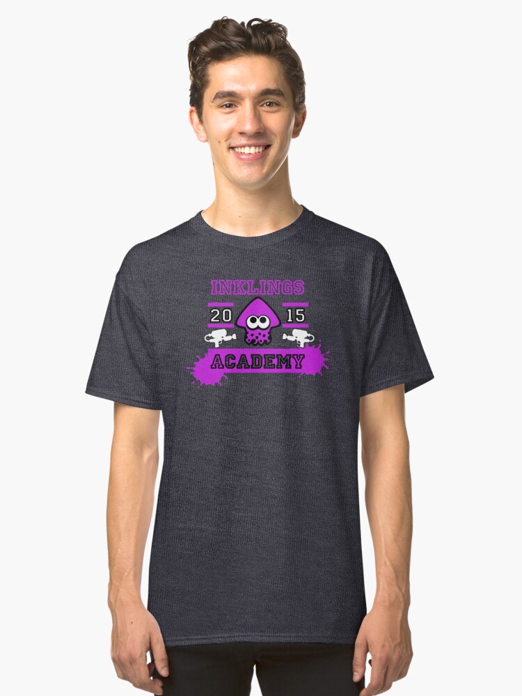 T-shirt classique ''SPLATOON ACADEMY PURPLE' : autre vue