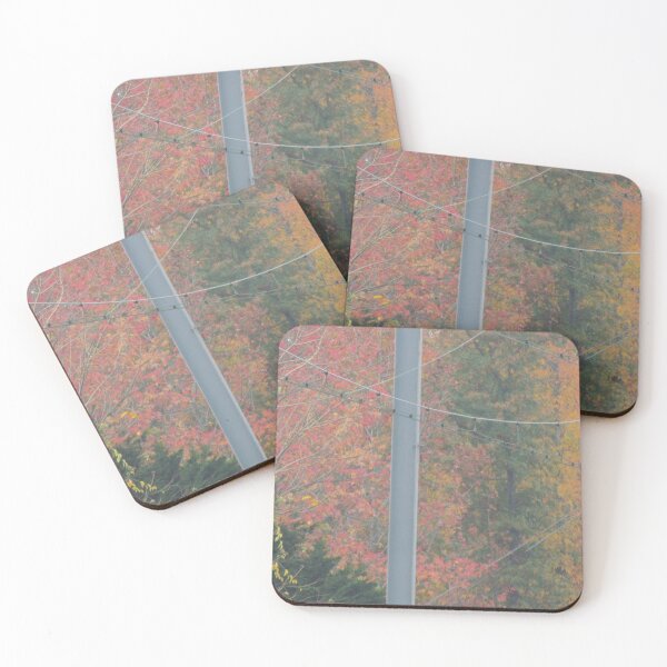 Item preview, Autumn foliage and electric wires designed and sold by georgebarnard.