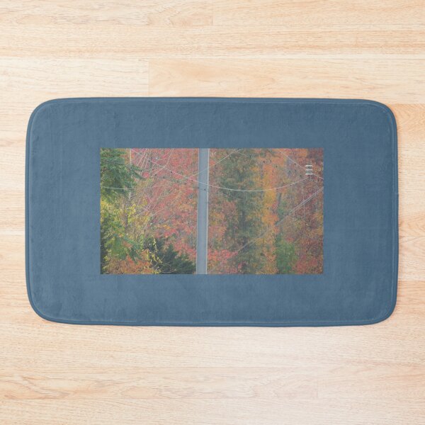 Item preview, Autumn foliage and electric wires designed and sold by georgebarnard.