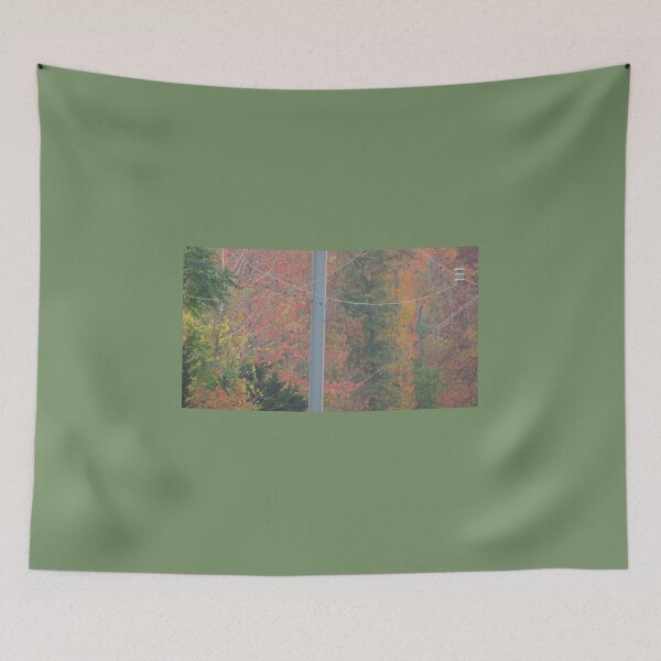 Item preview, Autumn foliage and electric wires designed and sold by georgebarnard.