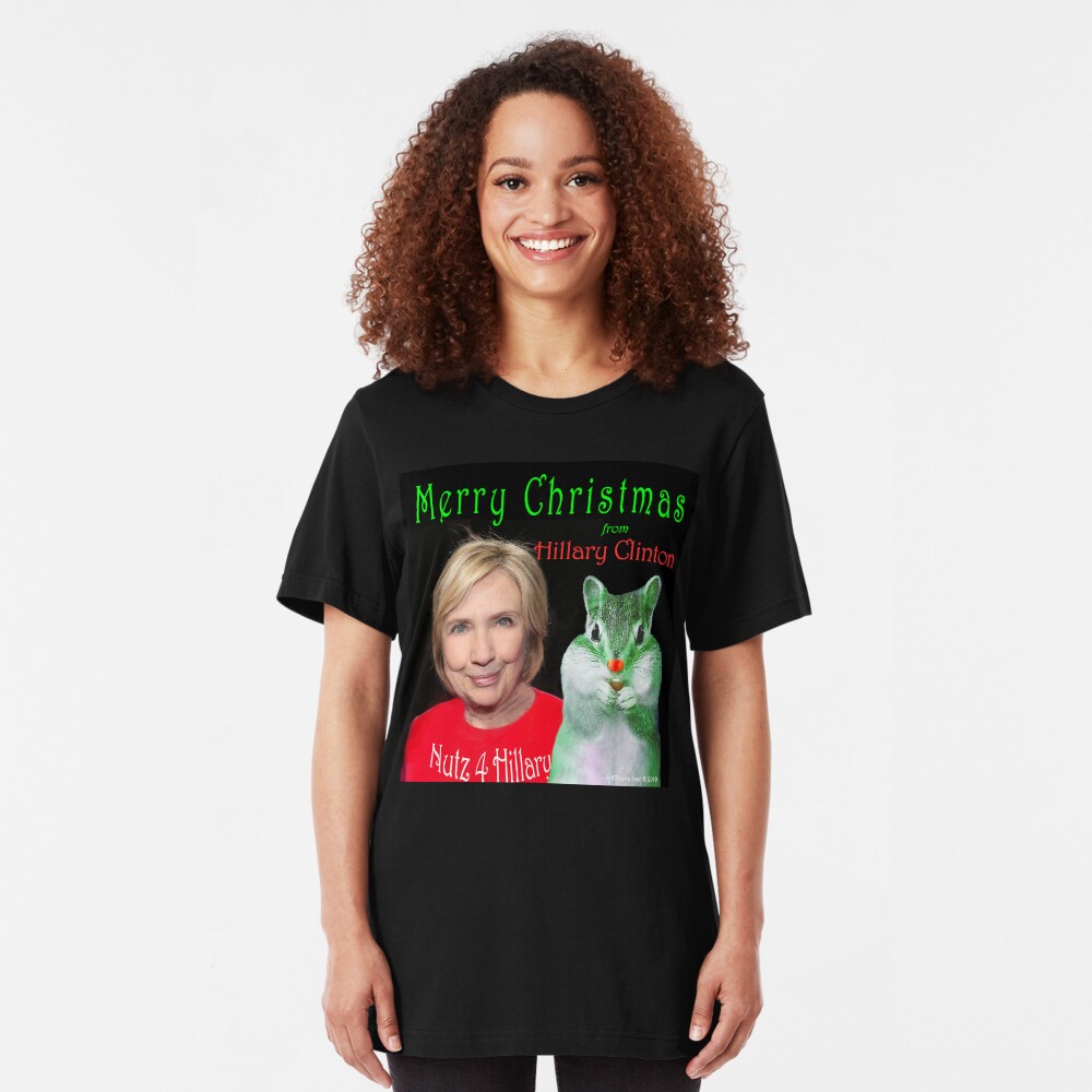 Nutz 4 Hillary Xmas Slim Fit T-Shirt