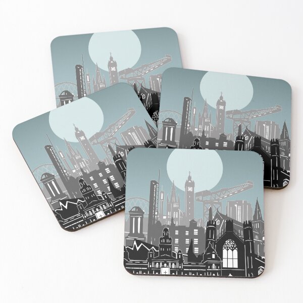 Item preview, glasgow skyline designed and sold by BekimART2.
