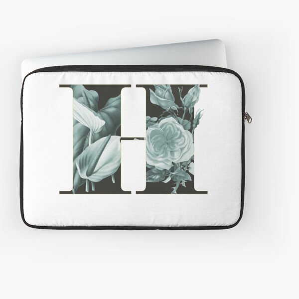 Flower Alphabet H Laptoptasche