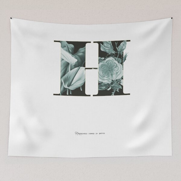 Item preview, Flower alphabet H designed and sold by froileinjuno.