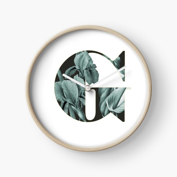 Flower Alphabet G Uhr