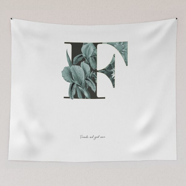 Item preview, Flower Alphabet F designed and sold by froileinjuno.