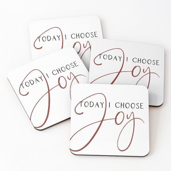 Item preview, Red and Black Today I Choose JOY designed and sold by Bravenity.