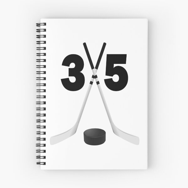 Item preview, Hockey number 35 - thirty five with sticks and disc designed and sold by AllShirts21.