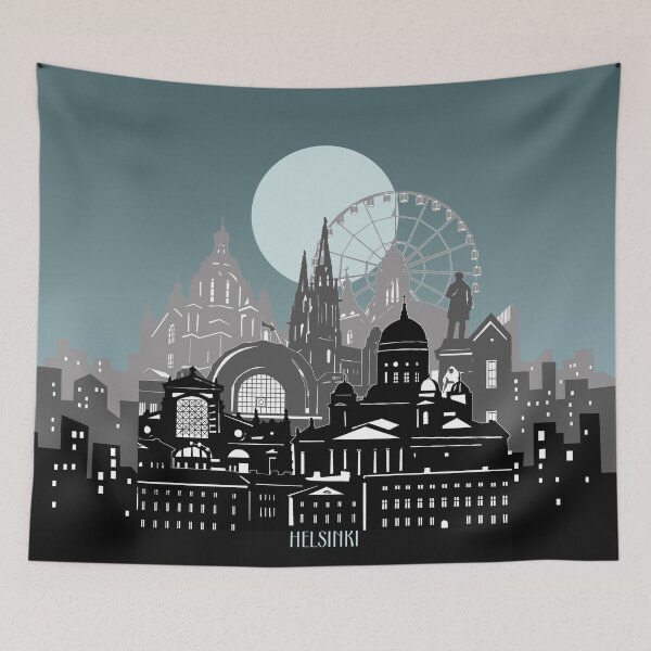 Item preview, helsinki skyline designed and sold by BekimART2.