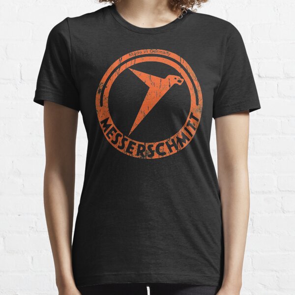 Messerschmitt German Aircraft Vintage Logo WW2 Essential T-Shirt