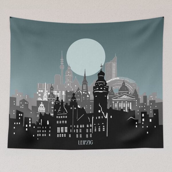 Item preview, leipzig skyline designed and sold by BekimART2.