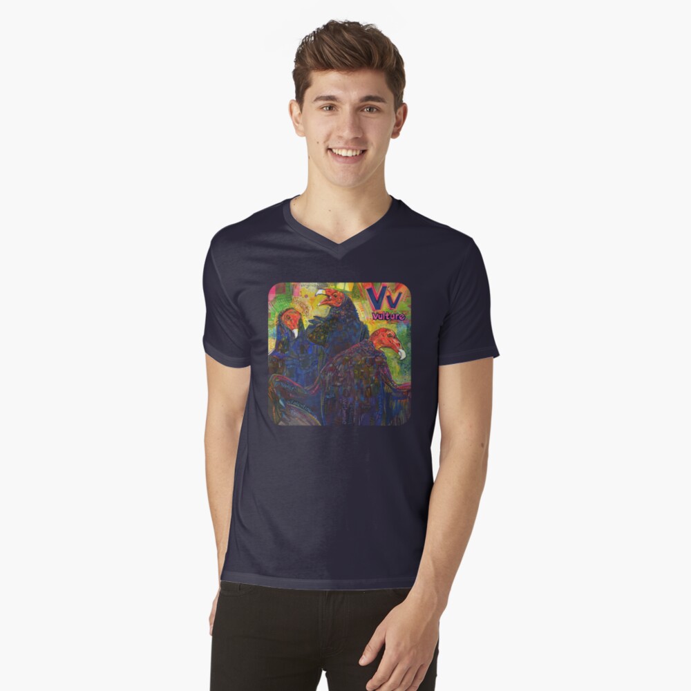 Item preview, V-Neck T-Shirt designed and sold by gwennpaints.