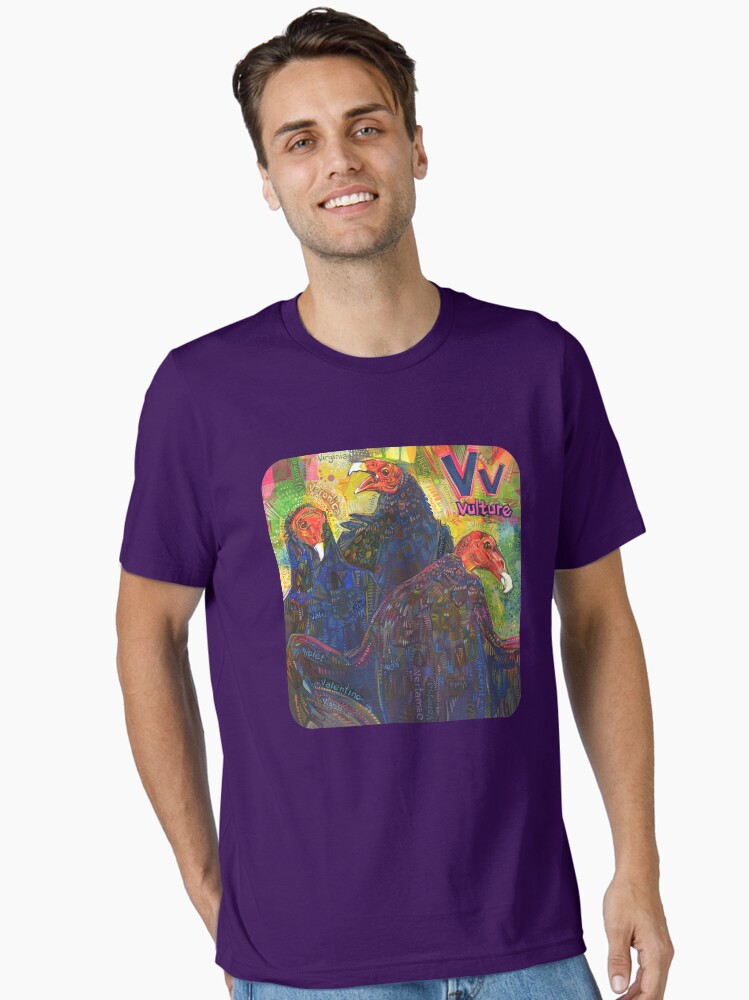 Thumbnail 1 of 7, Essential T-Shirt, V Is for Vulture designed and sold by gwennpaints.