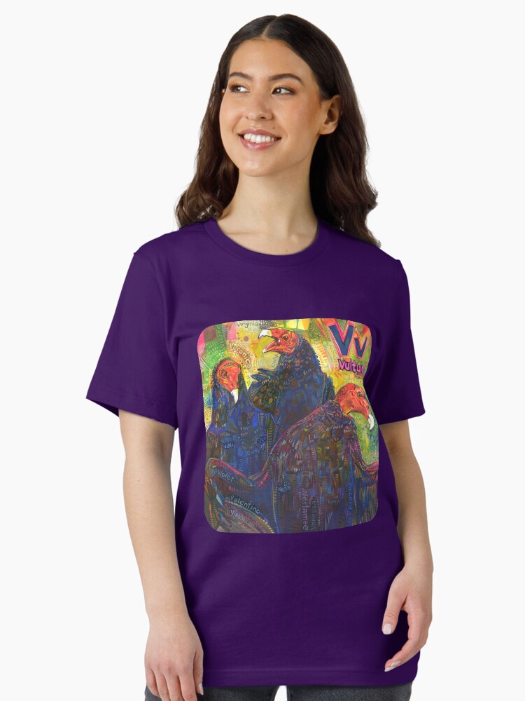 Thumbnail 2 of 7, Essential T-Shirt, V Is for Vulture designed and sold by gwennpaints.