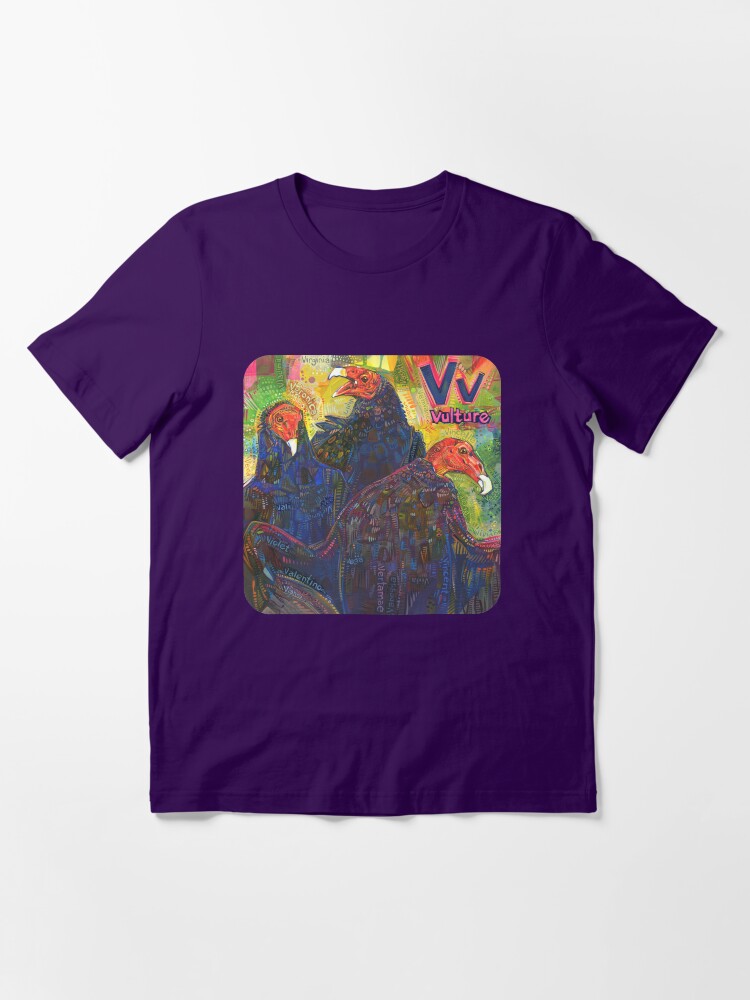 Thumbnail 3 of 7, Essential T-Shirt, V Is for Vulture designed and sold by gwennpaints.