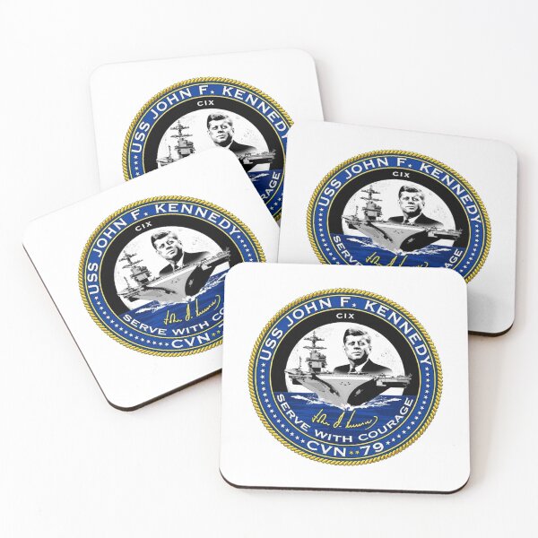 Item preview, CVN 79 USS Kennedy Official Crest designed and sold by Nikki SpaceStuffPlus.