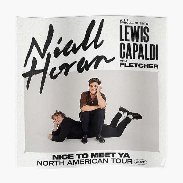 Niall agradable horan conoce ya gira 2020 kangkung 2 Póster