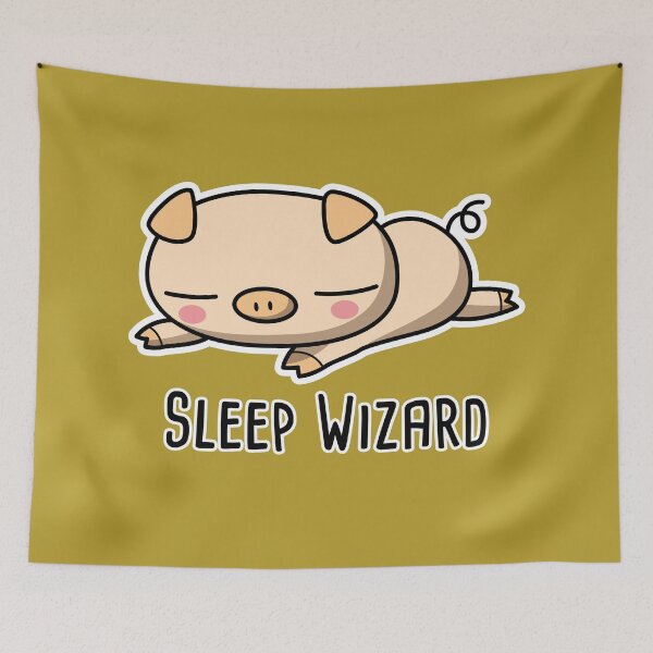 Item preview, Sleep wizard by piggy T-Shirt designed and sold by doodletales.
